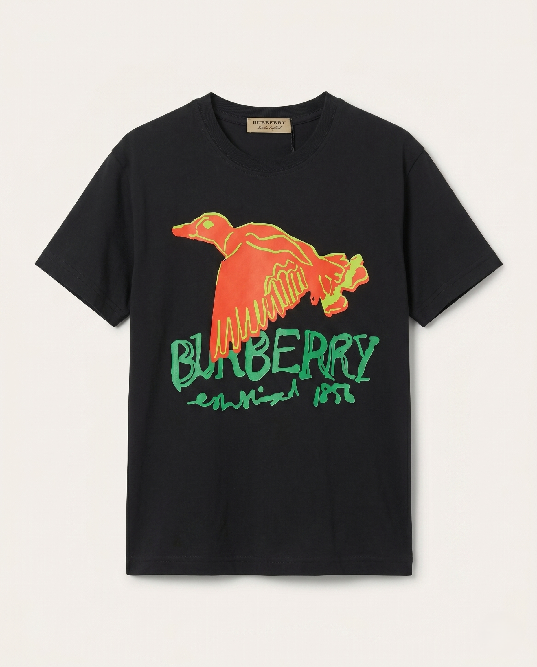 Burberry Kids - Black Cotton T-Shirt – Lebsak