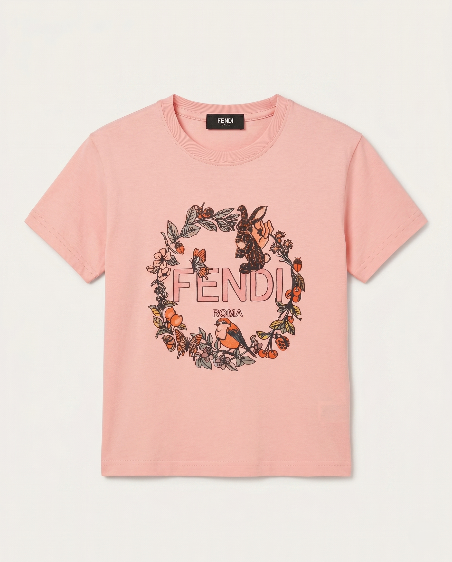 Fendi Kids - Pink Floral T-Shirt – Lebsak
