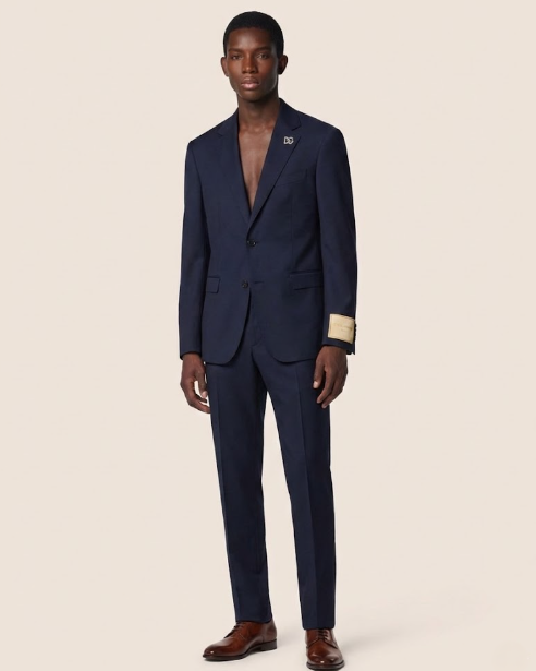 Dolce & Gabbana - Navy Single-Breasted Suit – Lebsak
