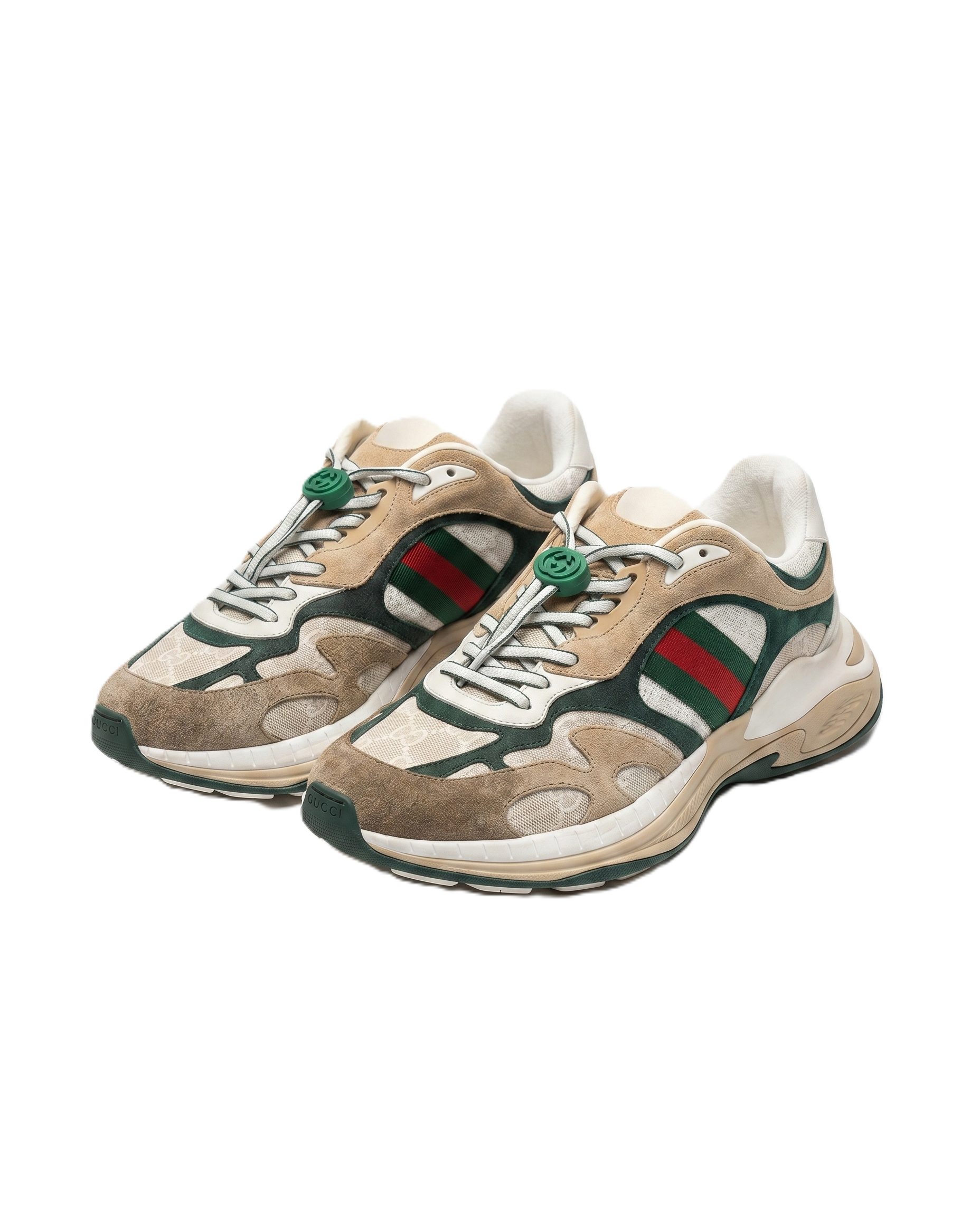 Gucci - Rhyton Mixed Material Sneakers – Lebsak