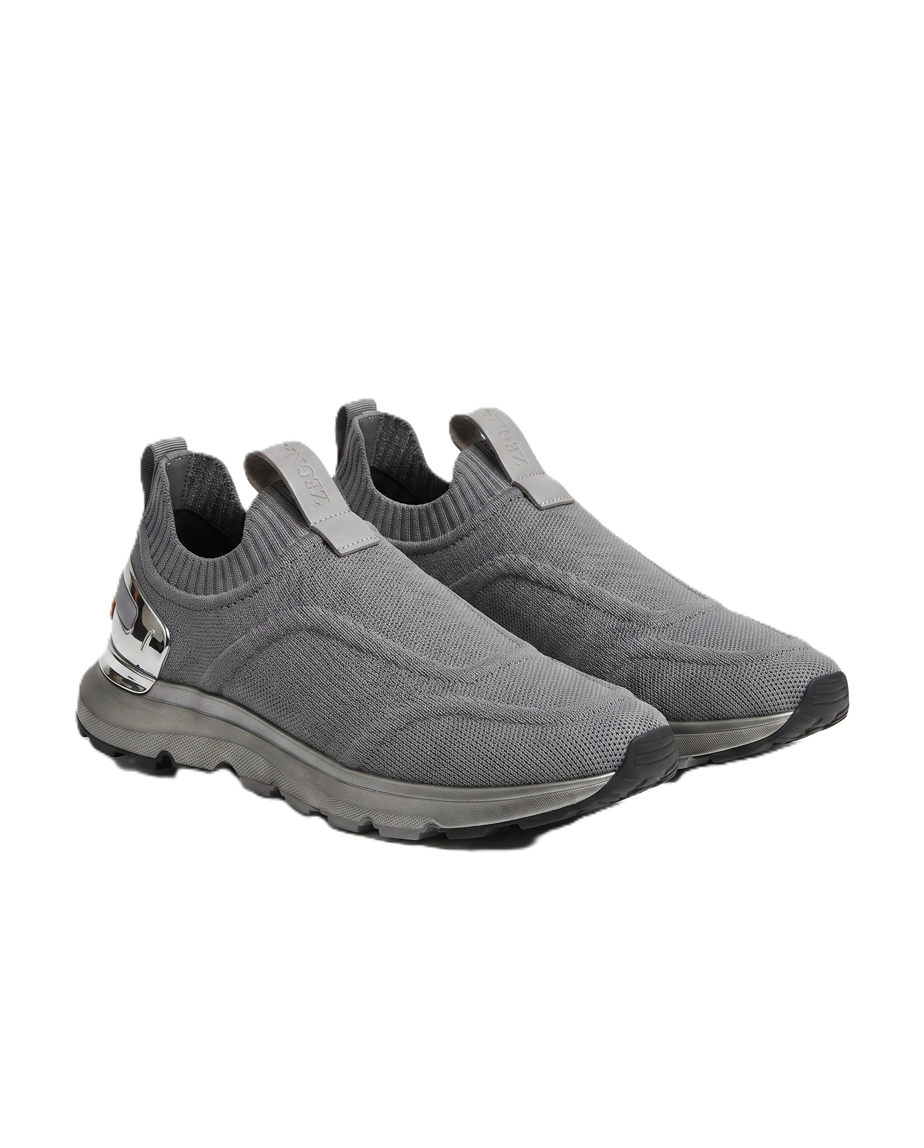 Zegna - Gray Slip-On Sneakers – Lebsak
