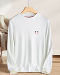 Moncler - Tricolour Patch Long Sleeve Crew Neck
