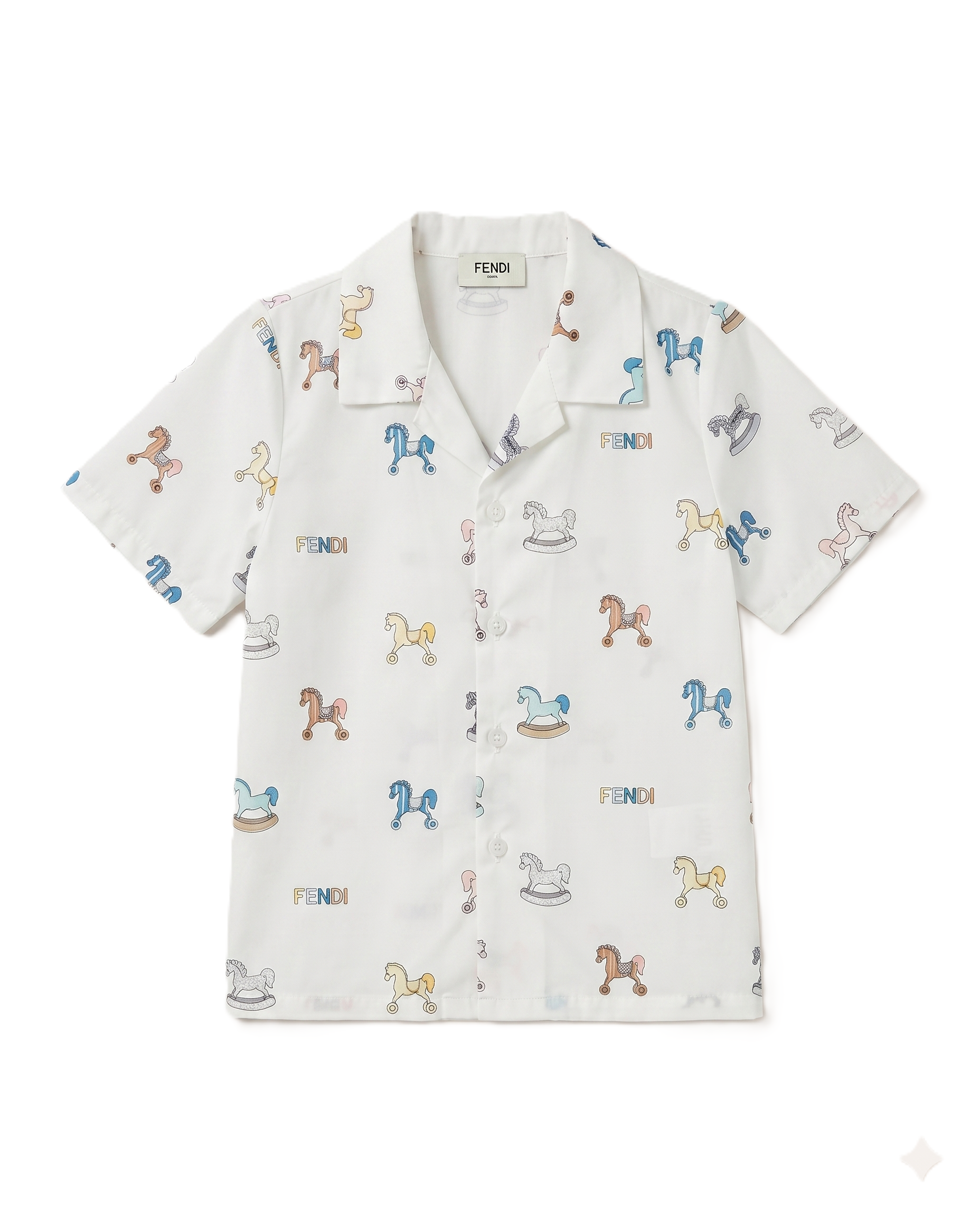 Fendi Kids - Carousel Horse Print Pajama Set