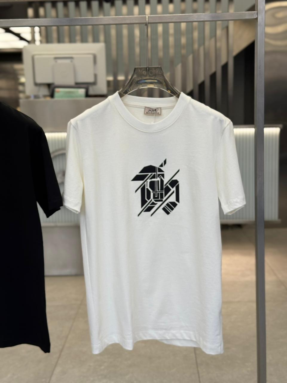Hermès Men's "Cheval de Fête" Graphic Cotton T-Shirt