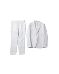 Louis Vuitton - Monogram Embossed Linen Tailored Suit Set (Optic White)