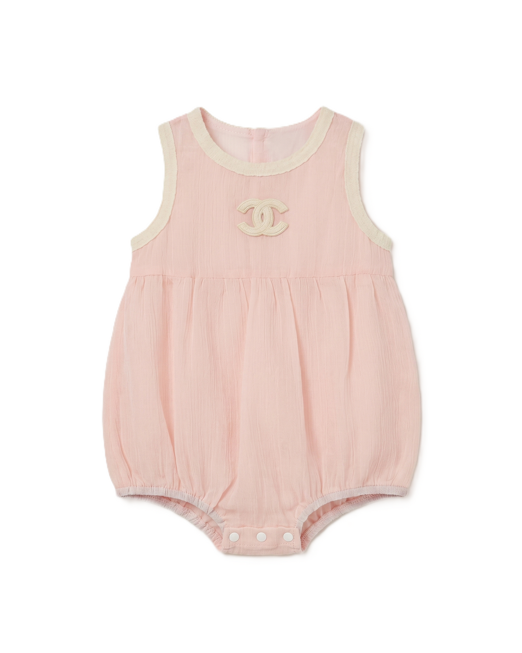 Chanel Babies - Pink Bubble Romper