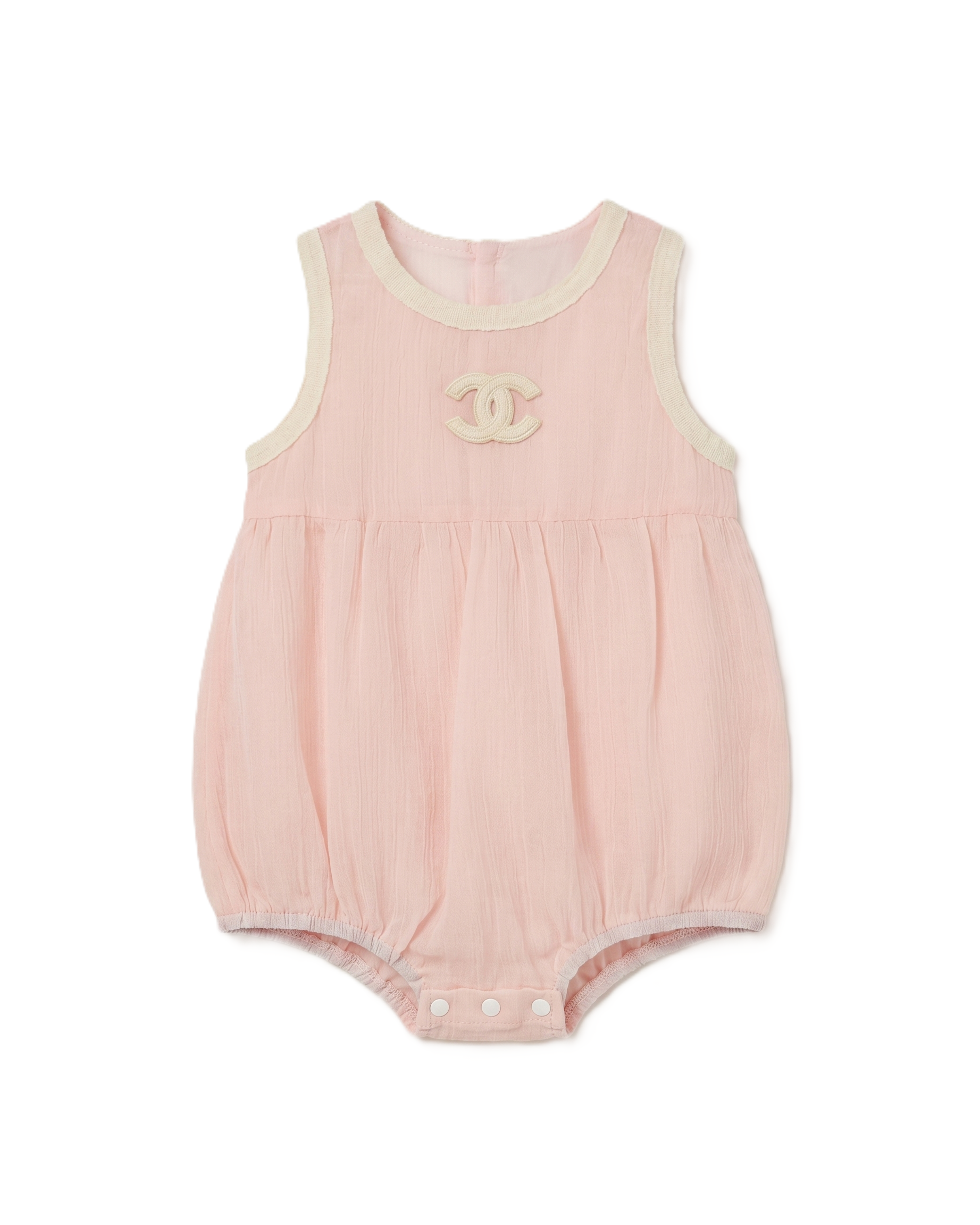 Chanel Babies - Pink Bubble Romper