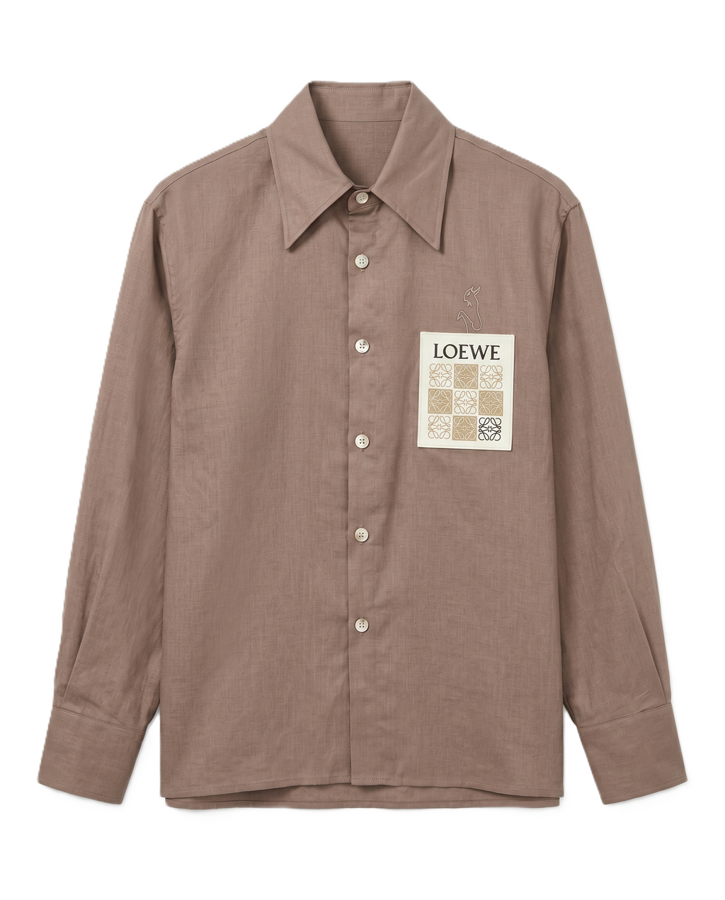LOEWE - Patch and Embroidery Long-Sleeve Shirt