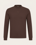 Dior - Bee Embroidery Mock-Neck Long Sleeve Tee