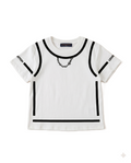 Louis Vuitton - Black & White Tee and Shorts Set