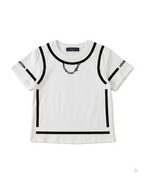 Louis Vuitton - Black & White Tee and Shorts Set