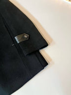 Louis Vuitton Men's Wool Black Overcoat