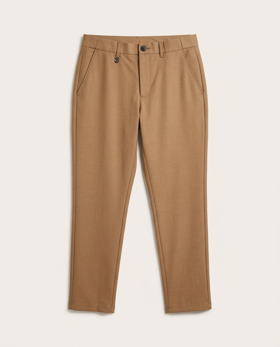 Ermenegildo Zegna - City-Stretch Chino Trousers in Vicuña Brown
