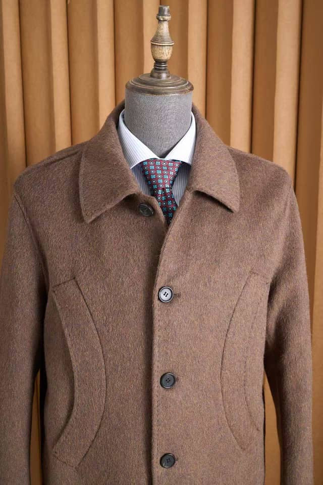 Men's Contemporary Wool Overcoat