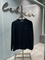 Dior Long Sleeve Crewneck T-Shirt - Black