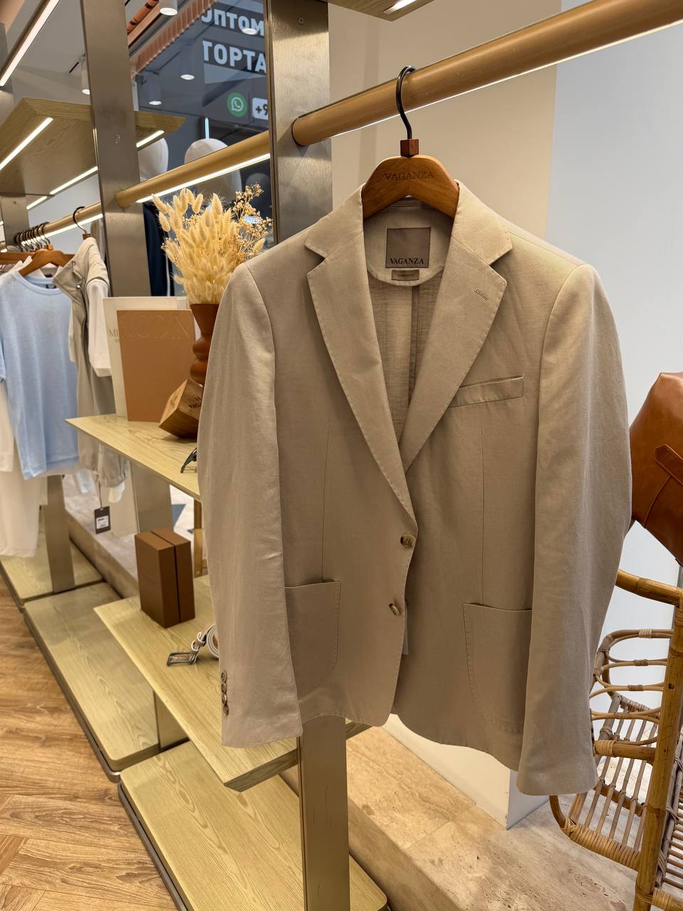Vaganza - Linen-Silk Unstructured Blazer
