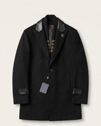 Louis Vuitton Men's Wool Black Overcoat