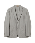 Burberry - Single-Breasted Grey Blazer