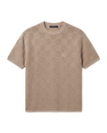 Louis Vuitton - Textured Damier Knit T-Shirt