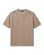 Louis Vuitton - Textured Damier Knit T-Shirt