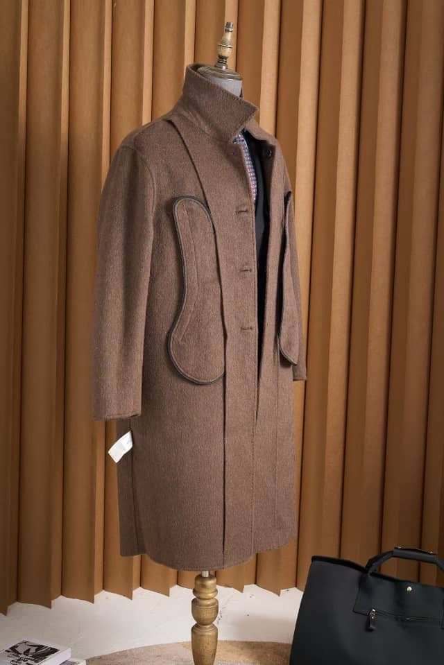 Men's Contemporary Wool Overcoat