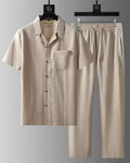 Loro Piana - Summer City Linen-Blend Two-Piece- Sand Beige