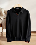 Loro Piana - Contrast Trim Knit Long Sleeve Polo