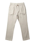 Loro Piana - Andre Linen Straight-Leg Trousers (Oatmeal Beige)
