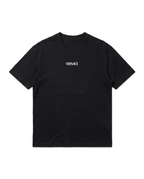 Versace - Diagonal Pinstripe T-Shirt - Black