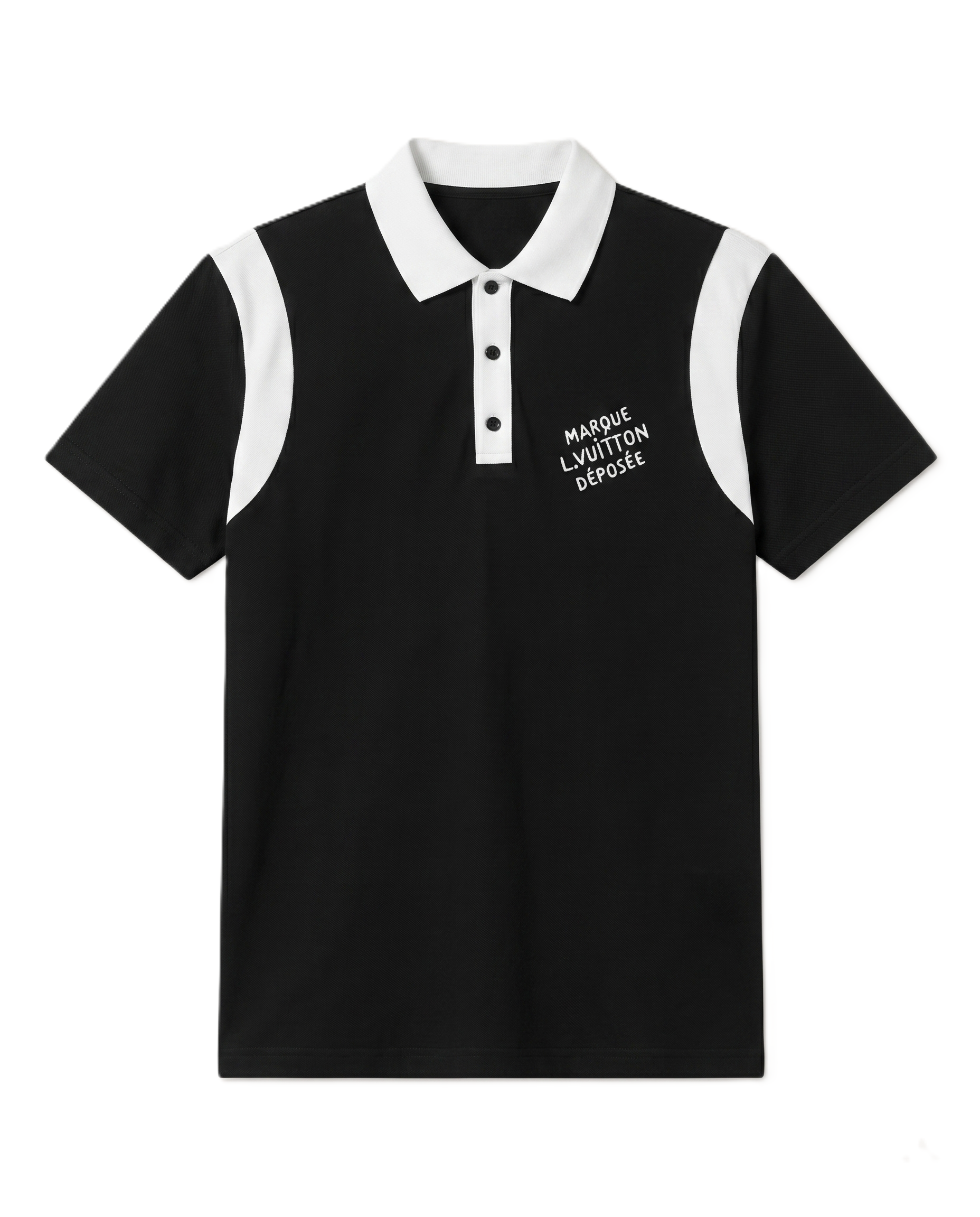 Louis Vuitton - Embroidered Bicolor Polo T-Shirt
