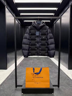 Louis Vuitton Monogram Quilted Down Puffer Jacket - Black