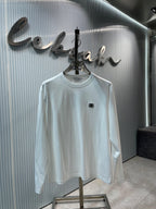 Chanel Long Sleeve Crewneck T-Shirt - White