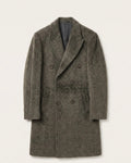 Hermes Men's Plush Textured Wool Double-Breasted Coat
