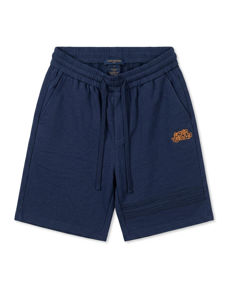 Louis Vuitton - Navy Blue Sweat Shorts