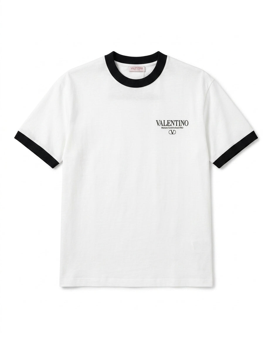 Valentino - Maison Fondée 1960 Ringer T-Shirt