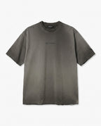 Balenciaga - Distressed Logo Oversized T-Shirt