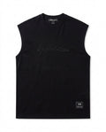 Y3 - Embroidered Signature Tank Top - Black