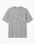 HERMES - Grey Graphic Horse Motif T-Shirt