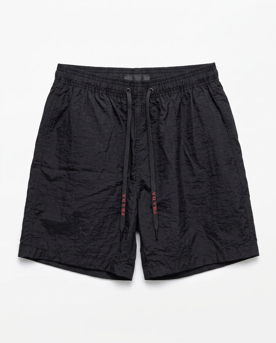 Prada - Black Swim Shorts