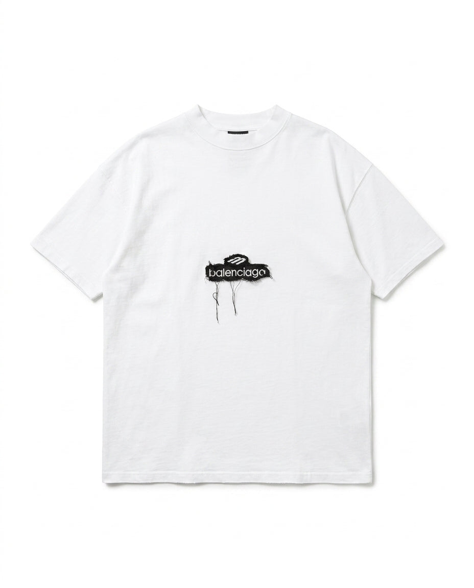 Balenciaga - White Patch T-Shirt