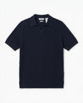 Brunello Cucinelli - Ribbed Knit Open-Neck Polo T-Shirt