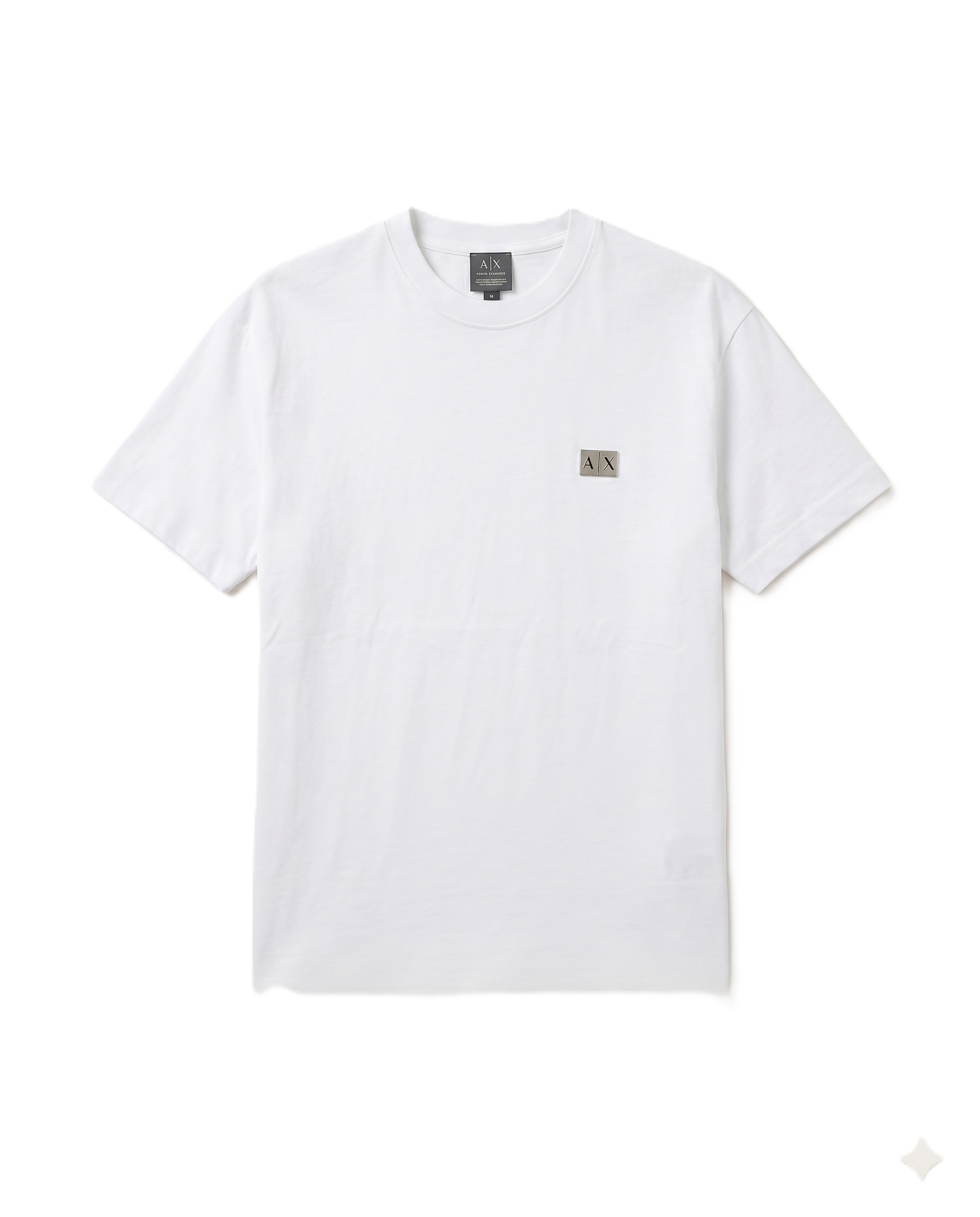 Armani Exchange - Metallic Logo T-Shirt - White