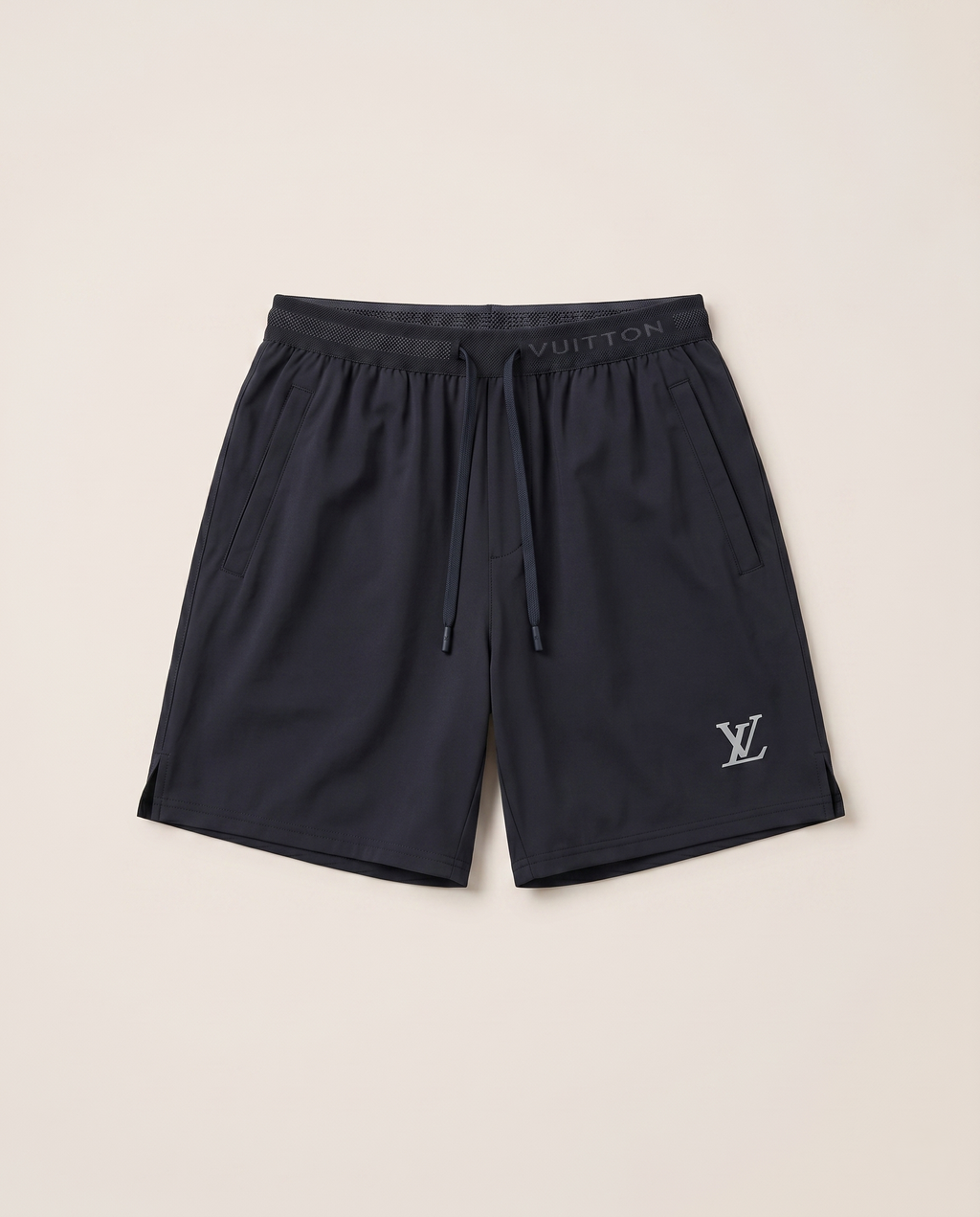Louis Vuitton - LV Logo Tonal Swimwear Shorts - Navy Blue