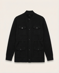 The Sartorial Knit Field Jacket in Noir Cashmere Blend
