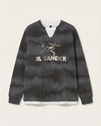 Arc'teryx x Jil Sander - Tie-Dye Skeleton Logo Layered Sweatshirt