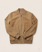 Tom Ford Suede Bomber Jacket - Camel