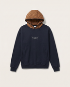 Maison Margiela Contrast Drawstring Hoodie - Black/Brown