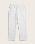 Brunello Cucinelli - Men's Straight-Leg Cotton Trousers in White