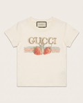 Gucci - Girls Off-White Strawberry T-shirt