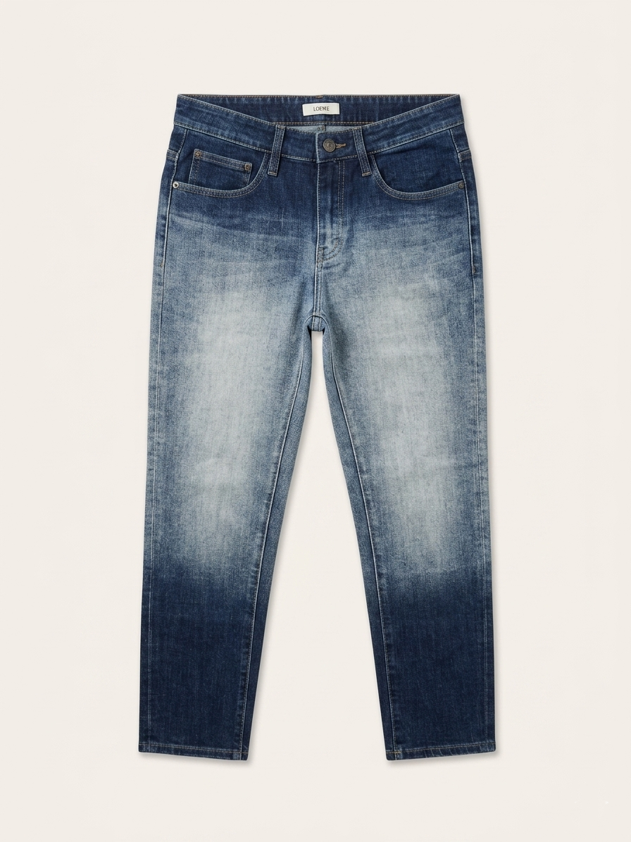 Loewe - Slim Fit Degradé Gradient Wash Jeans in Blue Denim